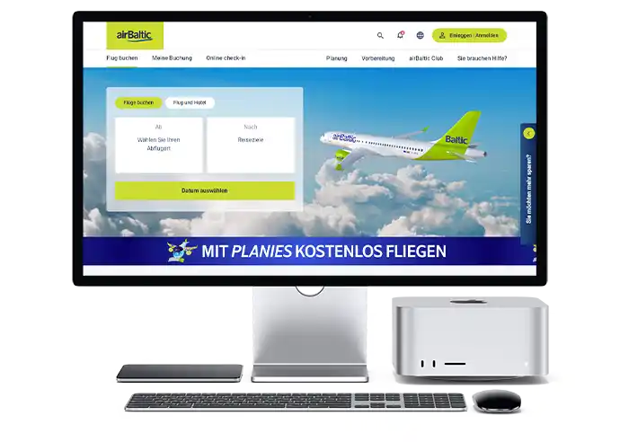 Air Baltic Gutschein einlösen
