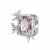 Haiaveng Bead 925 Sterling Silber Rosa Schmetterling diy Armband Perlen (1-tlg)