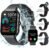 JANOLTY Smartwatch Damen Herren mit Telefonfunktion Smartwatch (Fitness Tracker Uhr mit 3 Kombinationen von Armbändern,(Fitnessuhr mit Anruffunktion 1,83″ HD Voll Touchscreen Zoll,Smartwatch Fitness Tracker Uhr mit 120+Sportmodi,IP68 Wasserdicht,Uhren Watch für Android IOS,Fitnessuhr Tracker mit Pulsmesser Schrittzähler Schlafmonitor Aktivitätstracker cm, Uhren Watch für Android IOS) cm)