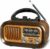 MSOVAEU Radio Klein mit Bluetooth,Tragbares AM/FM/SW Radio, Radio (FM-Tuner, Bluetooth-Verbindung)