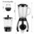 MSOVAEU Standmixer Standmixer,VitaBoost Mixer,Edelstahl Silber Glas Smoothie Mixer Maker, 1000,00 W Ice Crush Funktion,Milchshaker Blender 1,5 L,Eiscrusher