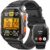 Yuede Smartwatch Herren, Outdoor Militär Sportuhr mit Telefonfunktion, Smartwatch (2.01″ 9H Kratzfestes Robuste HD Touch Farbdisplay Zoll), IP68 Wasserdicht Fitness Uhr mit 120+ Sportmodi, Fitness Tracker mit 24/7 Herzfrequenz/SpO2/Schlafmonitor/Schrittzähler, Bluetooth 5.3 Uhr Herren, 350mAh Batterie, verfügbar für Android 5.0+ / iOS 9.0+