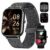 ibettertec Smartwatch, Damen Herren Smartwatch, Fitness Tracker Uhr Smartwatch (4.1 cm/1.69 Zoll) Smartwatch Fitness Tracker Uhr, IP67 Wasserdicht, Uhren Watch für Android IOS, Fitnessuhr Tracker mit Pulsmesser Schrittzähler Schlafmonitor